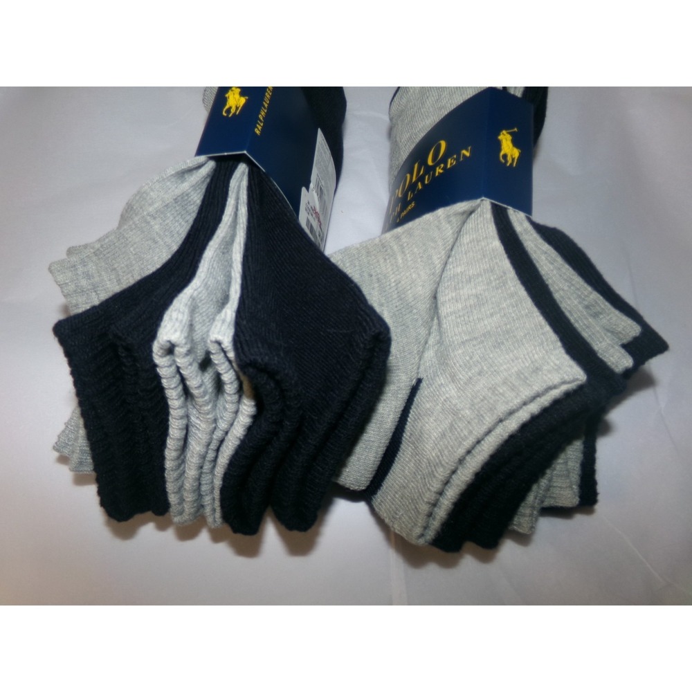 NWT‎ MENS POLO RALPH LAUREN SPORT SOCKS~8 PAIRS~ASSORTED - Picture 3 of 3